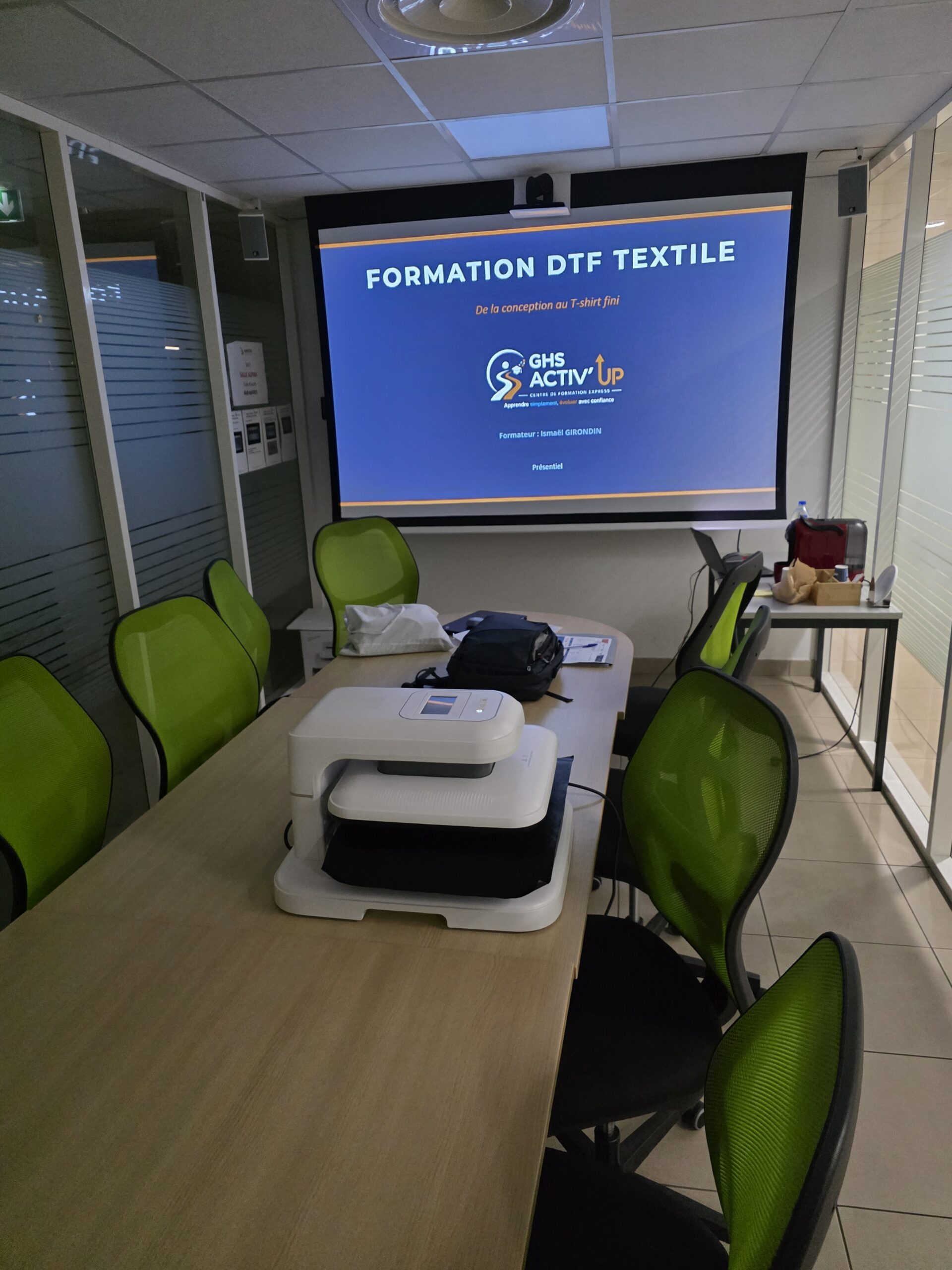 Session de formation DTF GHS Activ'Up
